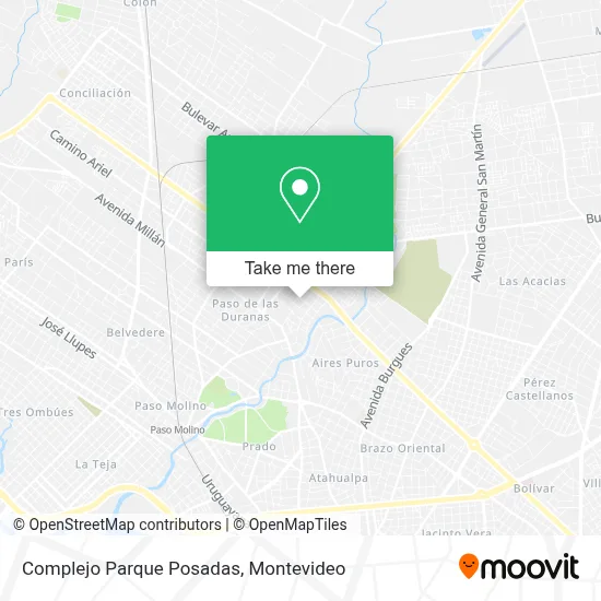 Complejo Parque Posadas map