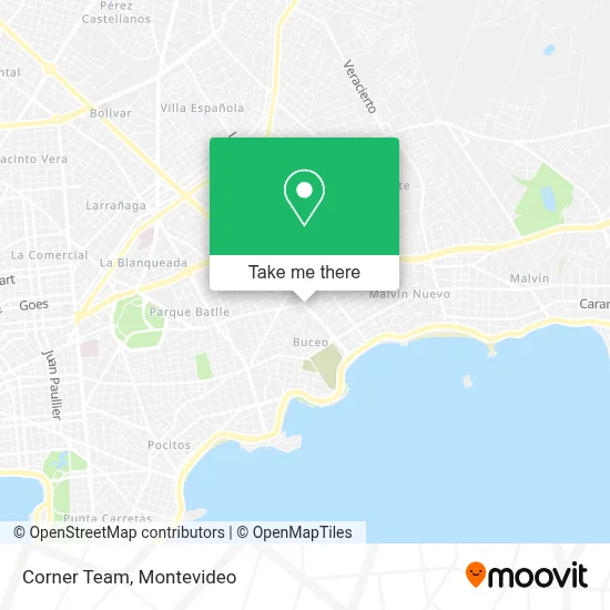 Corner Team map