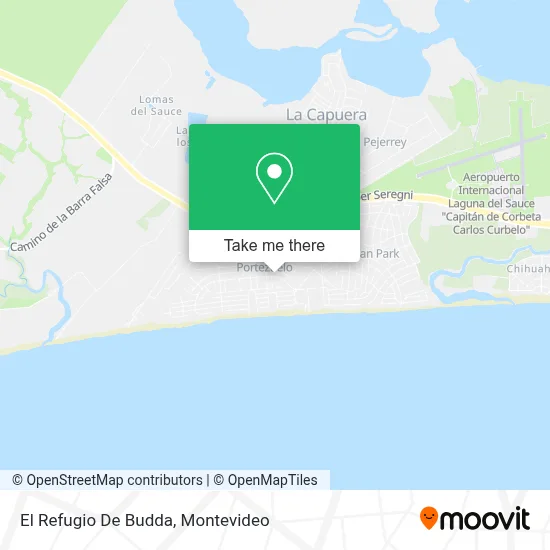 El Refugio De Budda map
