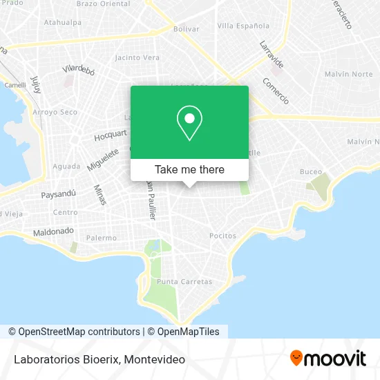 Laboratorios Bioerix map