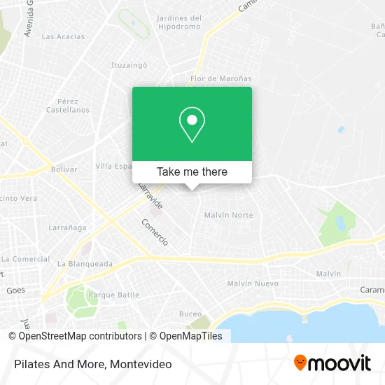 Pilates And More map