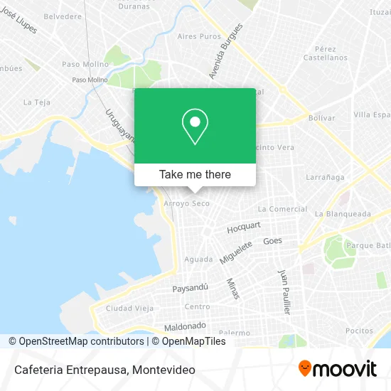 Cafeteria Entrepausa map