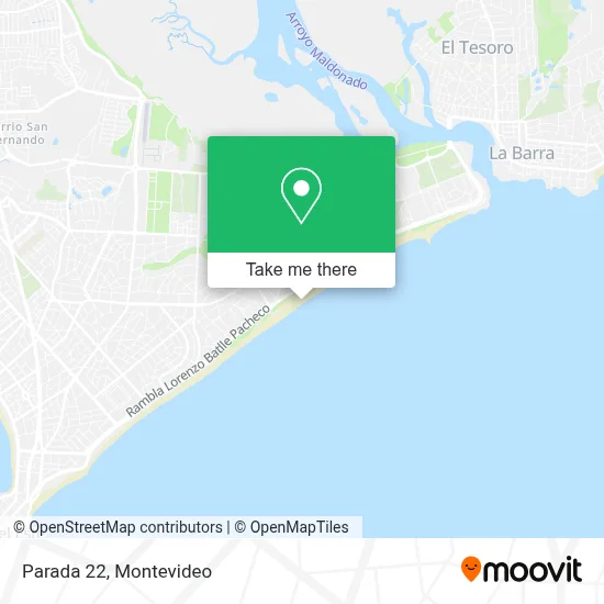 Parada 22 map