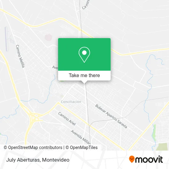 July Aberturas map