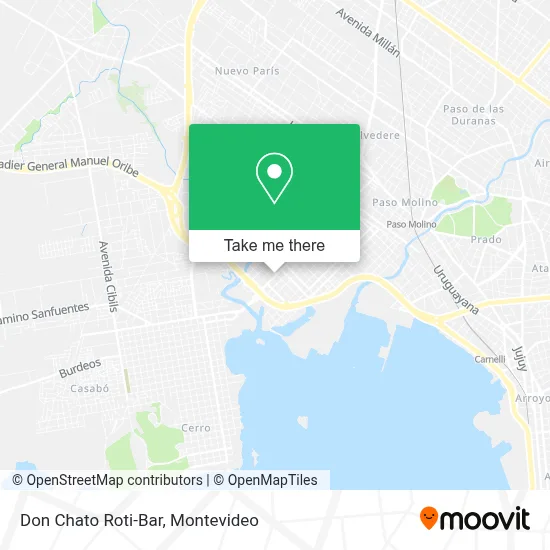 Don Chato Roti-Bar map
