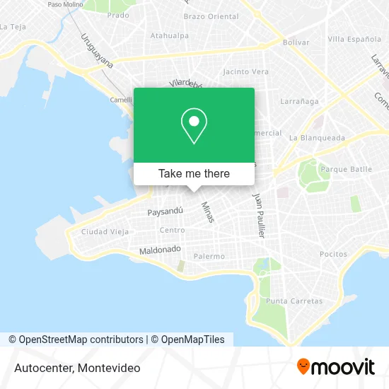 Autocenter map