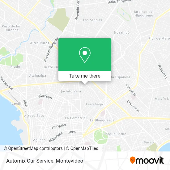 Automix Car Service map