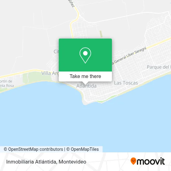 Inmobiliaria Atlántida map