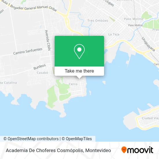 Academia De Choferes Cosmópolis map