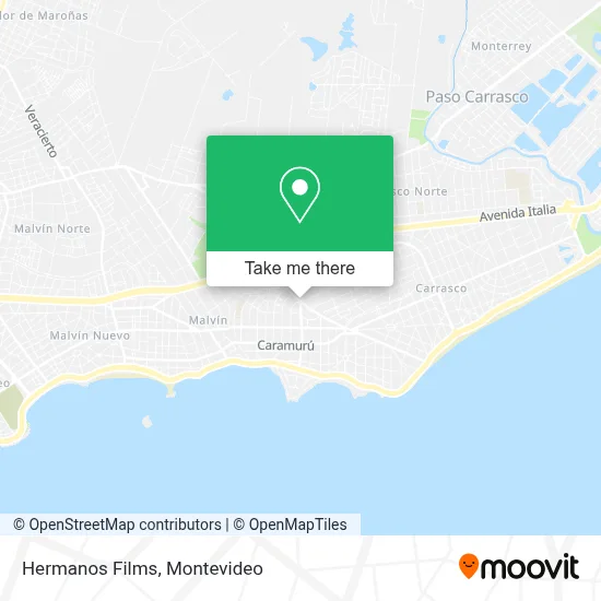 Hermanos Films map