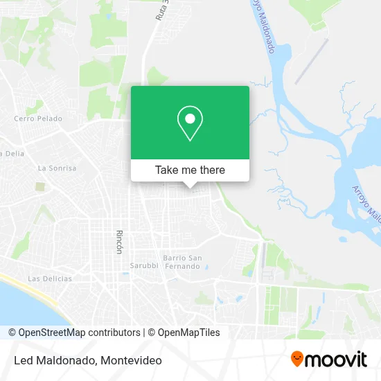 Led Maldonado map
