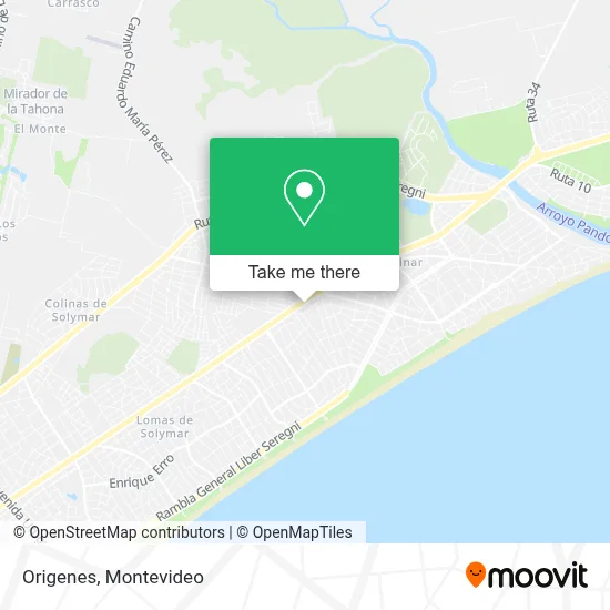 Origenes map