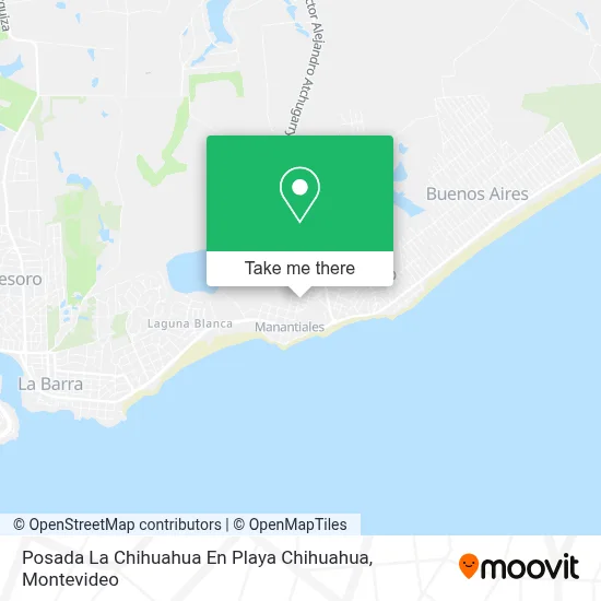 Posada La Chihuahua En Playa Chihuahua map