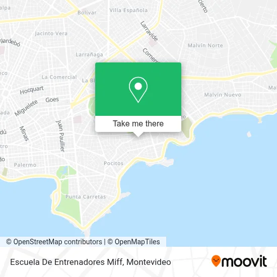 Escuela De Entrenadores Miff map