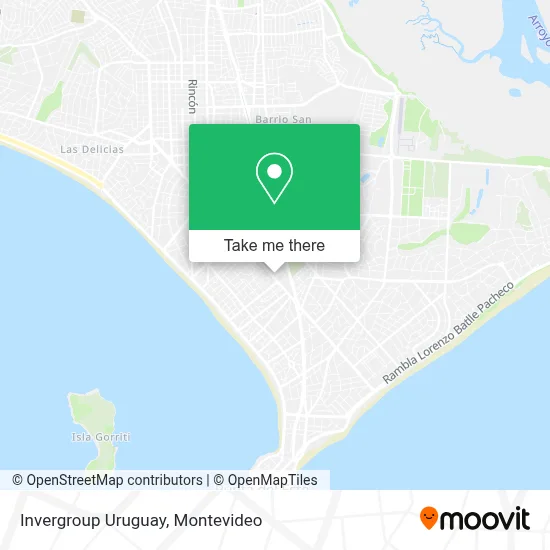 Invergroup Uruguay map