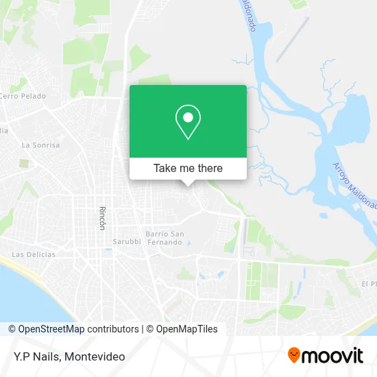 Y.P Nails map
