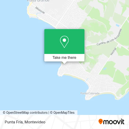 Punta Fría map