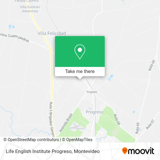 Life English Institute Progreso map