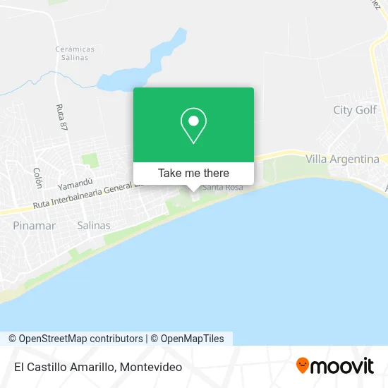El Castillo Amarillo map