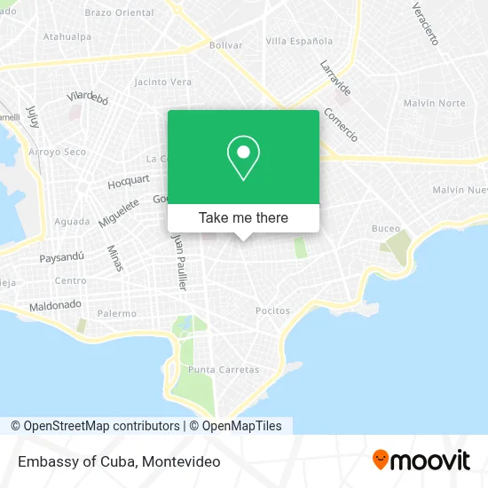 Embassy Of Cuba map