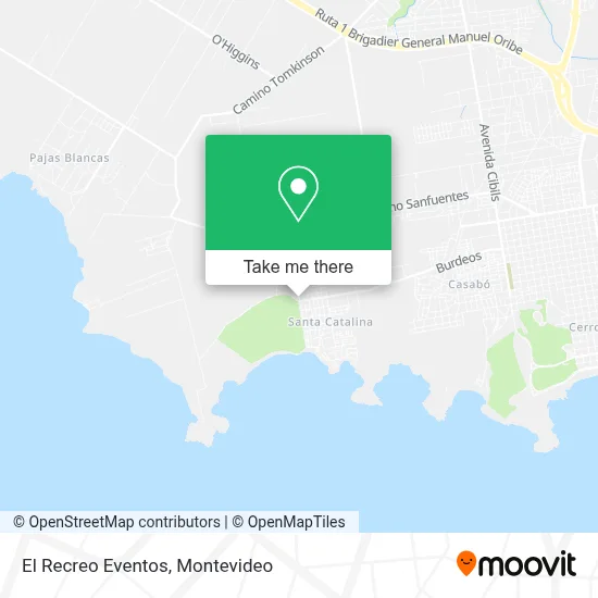 El Recreo Eventos map