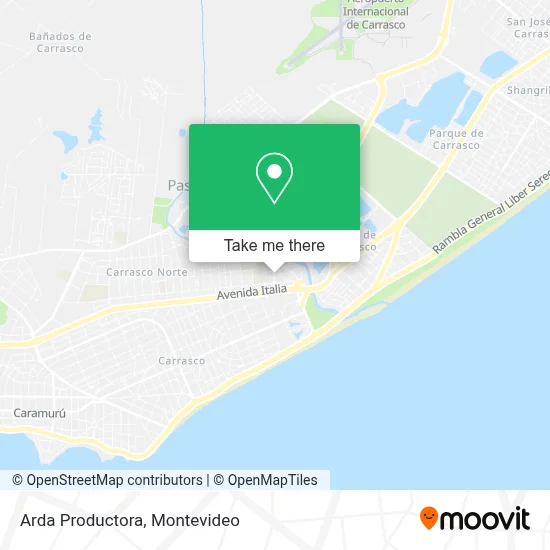 Arda Productora map