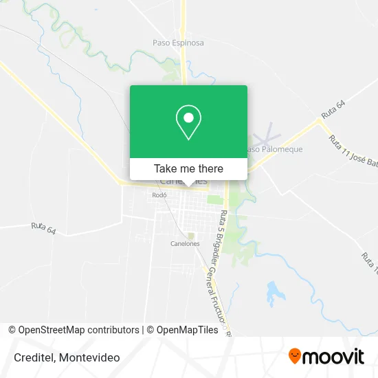 Creditel map