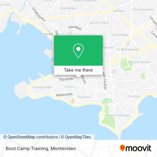 Boot Camp Training map