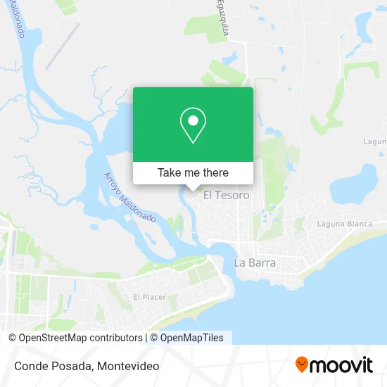 Conde Posada map