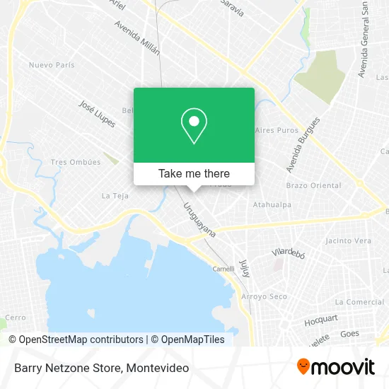 Barry Netzone Store map