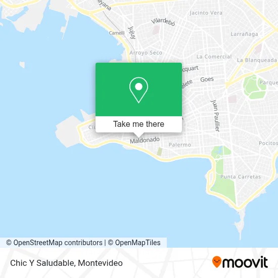 Chic Y Saludable map