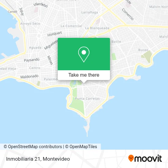 Inmobiliaria 21 map