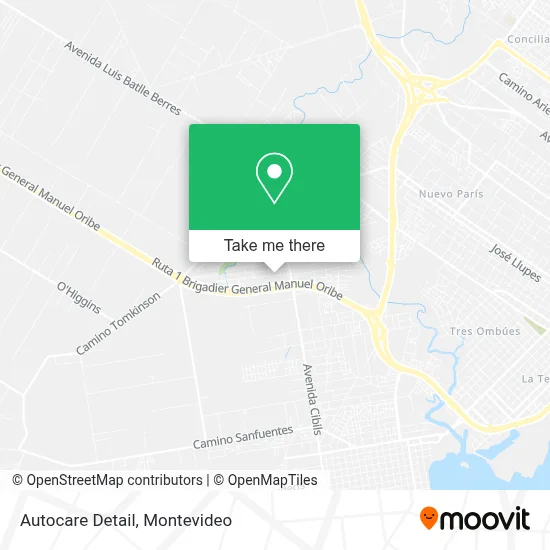 Autocare Detail map