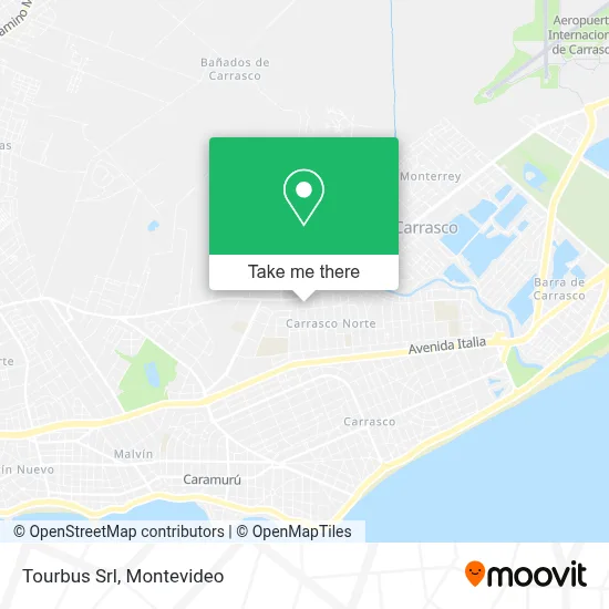 Tourbus Srl map