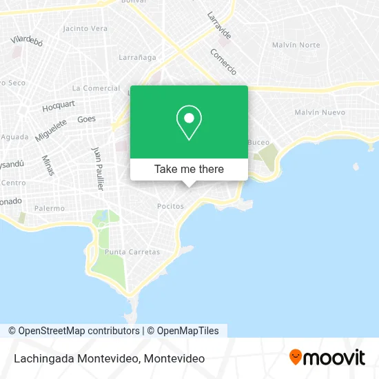 Lachingada Montevideo map