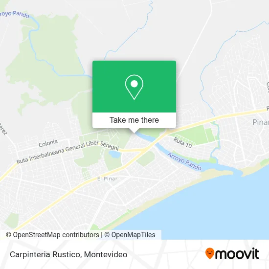 Carpinteria Rustico map