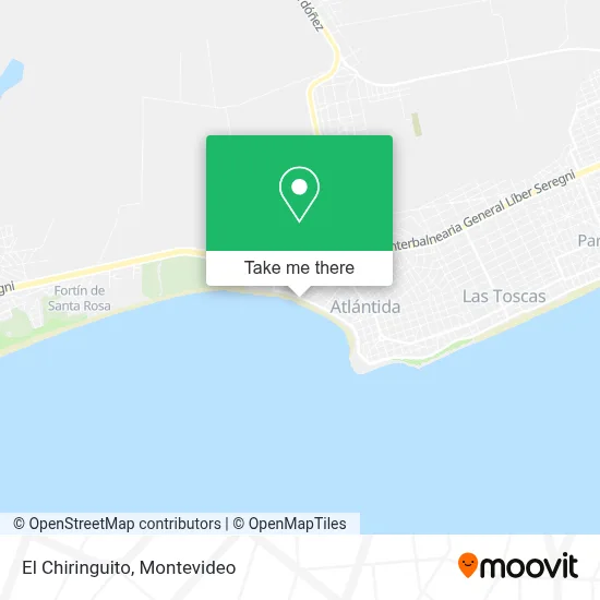 El Chiringuito map
