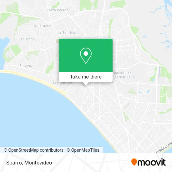 Sbarro map