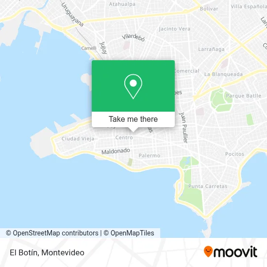 El Botín map