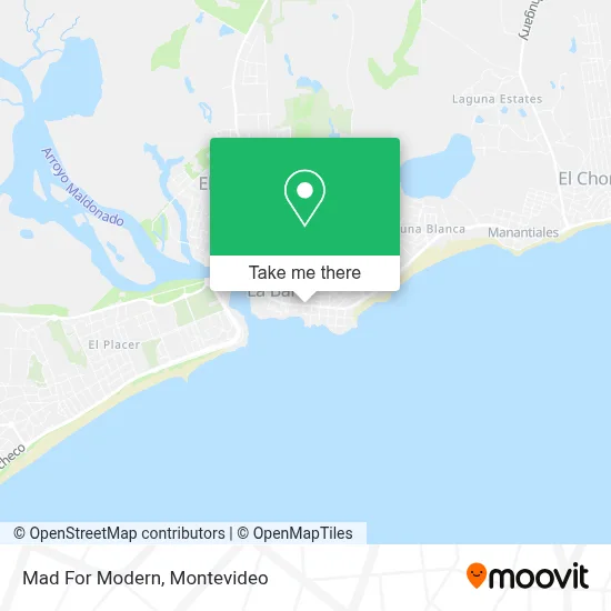 Mad For Modern map