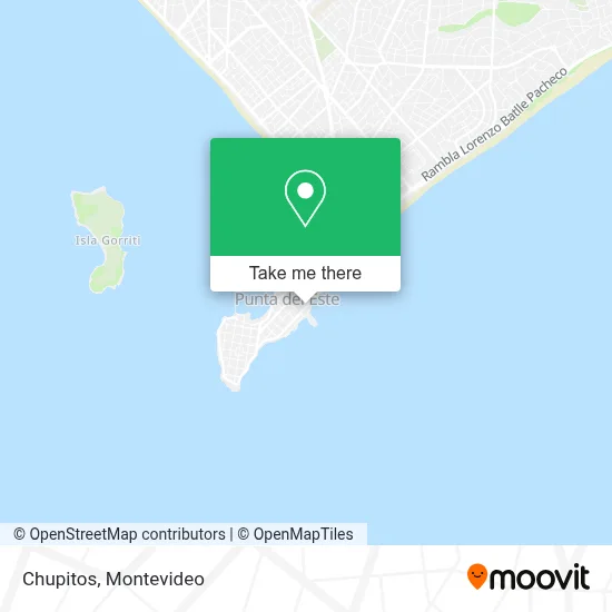 Chupitos map