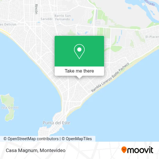 Casa Magnum map