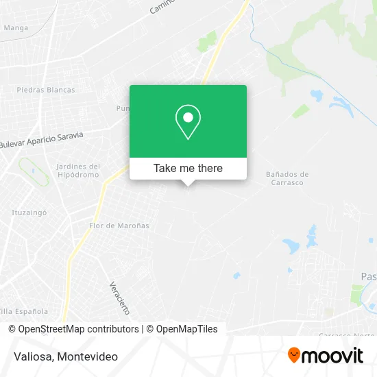 Valiosa map