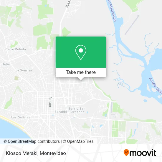 Kiosco Meraki map