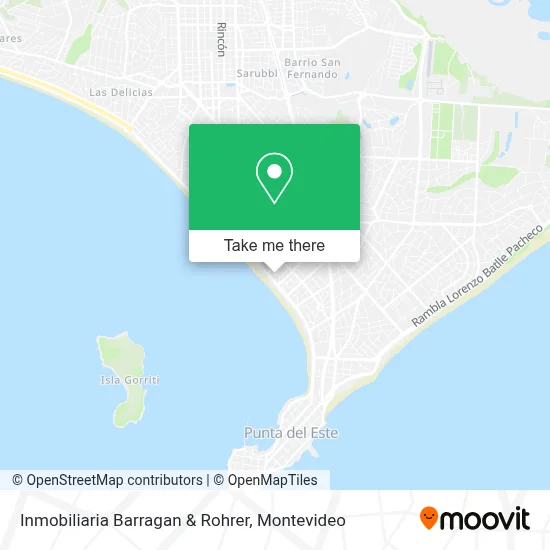 Inmobiliaria Barragan & Rohrer map