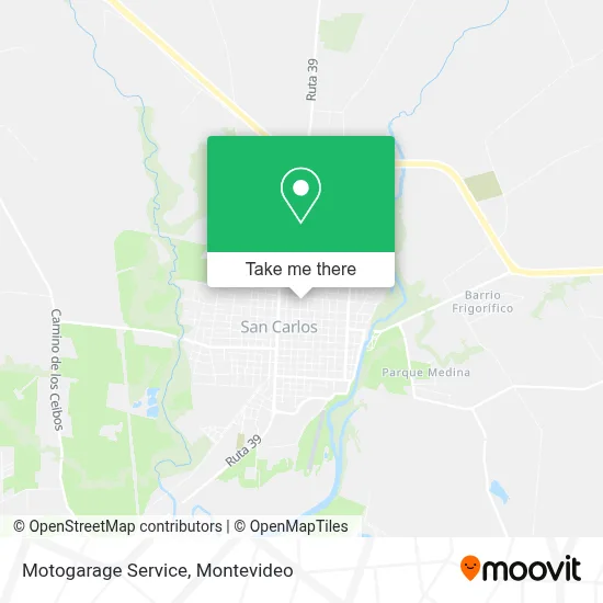 Motogarage Service map