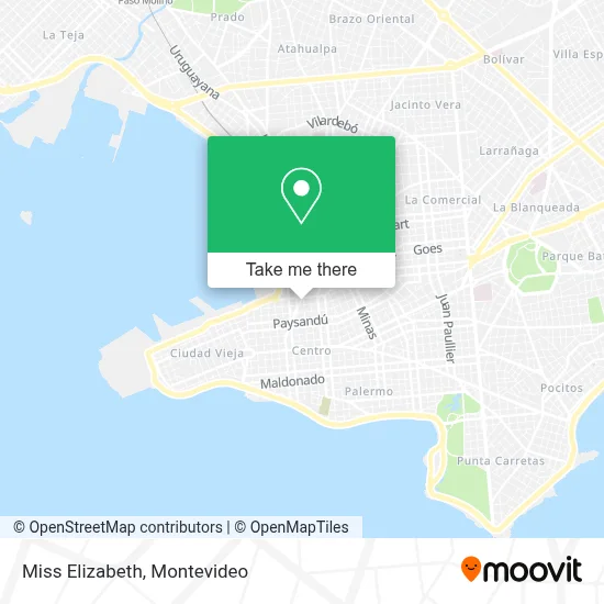Miss Elizabeth map