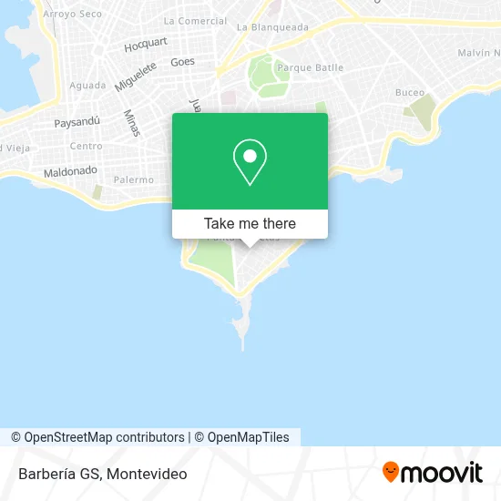 Barbería GS map
