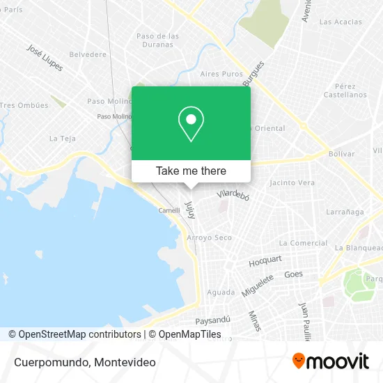 Cuerpomundo map