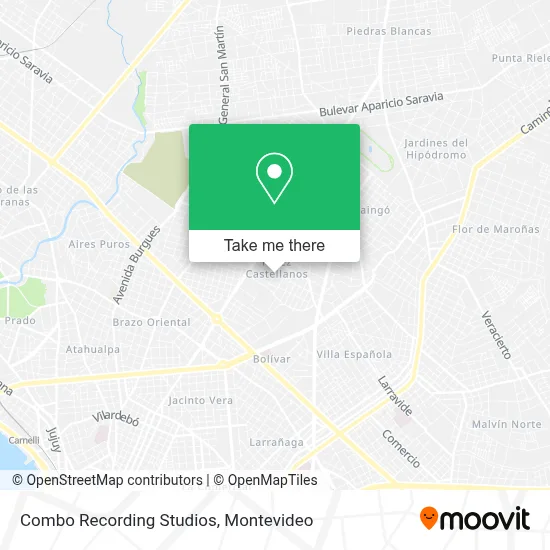 Combo Recording Studios map